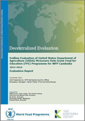 Cambodia, United States Department of Agriculture (USDA) McGovern-Dole Grant Food for Education Programme: An Endline Evaluation