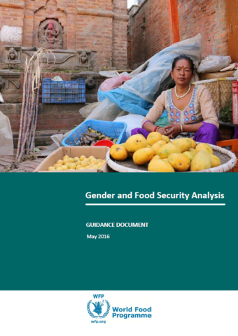 Gender - Guidelines: Gender and Food Security Analysis