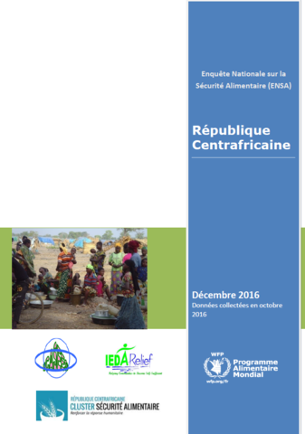 République Centrafricaine - Enquête Nationale sur la Sécurité Alimentaire (ENSA), Decembre 2016