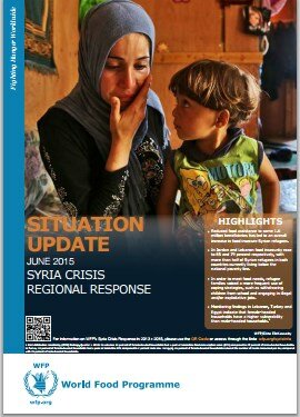 WFP SYRIA REGIONAL SITUATION REPORT, JUNE 2015