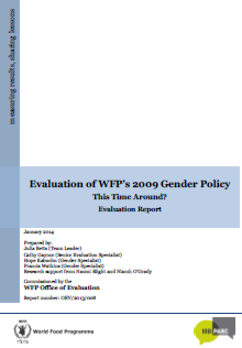 WFP Gender Policy: A Policy Evaluation