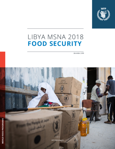 Libya - Food Security: MSNA 2018